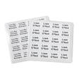 Stick On Name Labels - 20 Per Pack