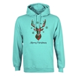 Tartan Reindeer Christmas Hoodie - Adult