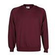Maroon V-Neck School Sweatshirt