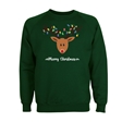 Reindeer Fairy Lights Christmas Sweatshirt - Adult