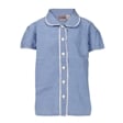 Light Blue Gingham School Blouse