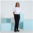 Black Girls Straight Leg School Trousers