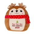 Personalisable First Christmas Reindeer Soft Toy