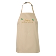 Personalised Metallic Name & Holly Christmas Apron - Child