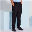 Black Boys Flat Front Trousers