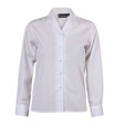 White Long Sleeve Revere Blouse - Twin Pack
