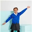 Grey Junior Pleated Skirt