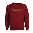Personalised Metallic Name & Holly Christmas Sweatshirt - Adult