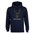Tartan Reindeer Christmas Hoodie - Adult