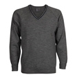 Stour Valley V Neck Jumper with Stripe