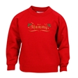 Personalised Metallic Name & Holly Christmas Sweatshirt - Child