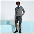 Grey Tailored Shorts