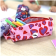 Eco Friendly Wild Hearts Kids Pencil Case
