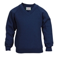 Navy V-Neck School Sweatshirt