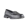 Girls Black Leather Loafer School Shoes