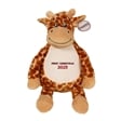 Personalisable First Christmas Giraffe Soft Toy