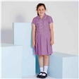 Purple Gingham School Summer Dress