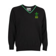 GTS Academy Knitted V-Neck Jumper with Stripe