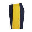 Navy Yellow Unisex Sports Shorts