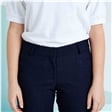 Navy Girls Straight Leg School Trousers