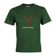 Tartan Reindeer Christmas T-Shirt - Adult