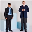 Boys Flat Front School Trousers