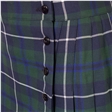 The Folkestone School for Girls Kilt Style Tartan Skirt