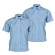 Short Sleeve School Blouse - Twin Pack