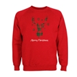 Tartan Reindeer Christmas Sweatshirt - Adult
