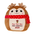 Personalisable First Christmas Reindeer Soft Toy