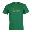 Personalised Metallic Name & Holly Christmas T-Shirt - Adult