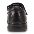Junior Girls Black T-Bar Leather Shoes