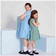 Blue Gingham School Summer Dress