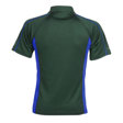 Hinchingbrooke School Unisex Sports Polo Shirt - Sparrow (Green/Blue)