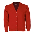Red Cotton Rich School Cardigan