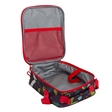 Inside view of children's jungle design school lunch bag with insulated lining