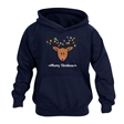 Reindeer Fairy Lights Christmas Hoodie - Child