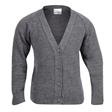 Grey Knitted School Cardigan