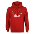 Reindeer Antlers Personalised Christmas Hoodie - Adult