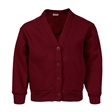 Maroon Cotton Rich Sweatshirt Cardigan