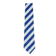 Royal White Broad Stripe Tie