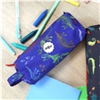 Eco Friendly Dino Skeleton Kids Pencil Case