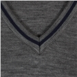 Stour Valley V Neck Jumper with Stripe