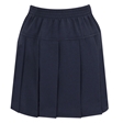 Navy Junior Pleated School Skirt