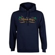 Personalised Metallic Name & Holly Christmas Hoodie - Adult