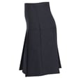 Navy Senior Pleated School Skirt