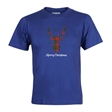 Tartan Reindeer Christmas T-Shirt - Child