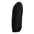 Milton Keynes Academy Knitted V-Neck Jumper with Stripe