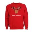 Reindeer Fairy Lights Christmas Sweatshirt - Adult