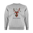 Tartan Reindeer Christmas Sweatshirt - Child